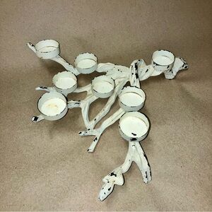 Metal Branch Tea Candle Holder